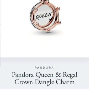 Queen & Regal Crown Dangle Charm